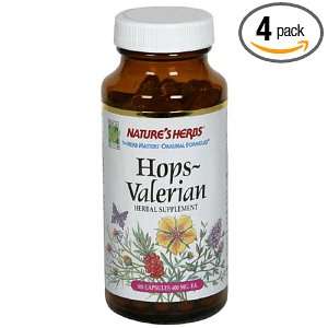  Twinlab Natures Herbs Hops Valerian 400mg, Capsules, 100 