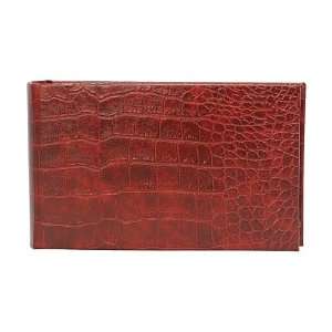   Photo Album, Bonded Leather Crocodile Embossed Arts, Crafts & Sewing