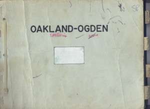 Southern Pacific Track Chart Oakland Ogden Port Chicago  