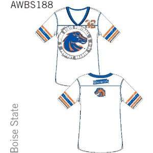 Boise State Broncos BSU NCAA Ladies White Away Jersey Medium  