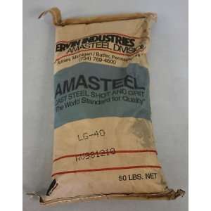  50 lbs of Amasteel Cast Steel Shot and Grit LG 40 