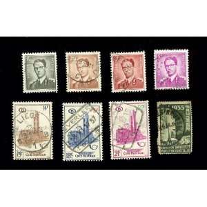  Lot of Belgium (8) Stamps 
