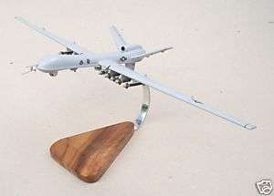 MQ 9 Predator UAV B Wood Model Airplane Spyplane BIG  