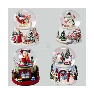   SNOWMAN WIND UP SNOMOTION MUSICAL GLASS WATERGLOBES
