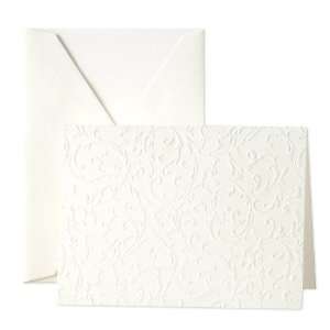  Crane & Co. Blind Embossed Pearl White Notes (CF1162 