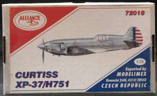 72 CURTISS XP 37 H751 Prototype Fighter *MINT*  
