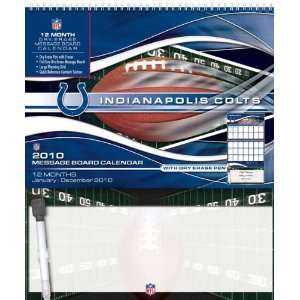   Colts 2010 12 Month Message Board Calendar