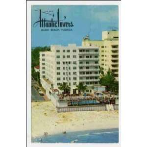   Reprint The new Atlantic Towers, Miami Beach, Florida