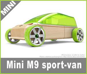 Automoblox Mini Car M9 sport van Wooden Model Toys NEW  