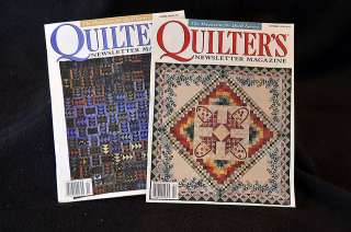   INCLUDED TWO QUILTING BOOKS LOADED WITH PATTERNS AND QUILTING TIPS