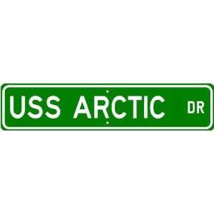  USS ARCTIC AOE 8 Street Sign   Navy Gift Ship Sailor 