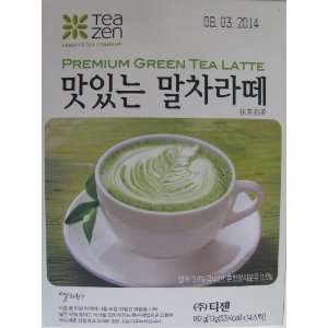 Tea Zen Premium Green Tea Latte, 6.41 Ounces  Grocery 