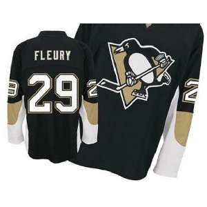 Wholesale Pittsburgh Penguins #29 Andre Fleury Black Hockey Jersey 