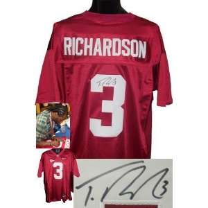  Trent Richardson signed Alabama Crimson Tide Maroon Nike 