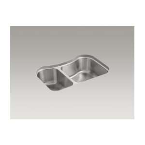  Kohler K 3891 NA Staccato Offset, Uc, Ss Kitchen Sink 