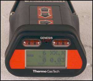 Thermo GasTech Genesis Multi Gas Detector Kit w/ Case  