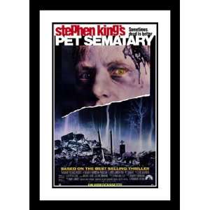 Pet Sematary 32x45 Framed and Double Matted Movie Poster   Style A 