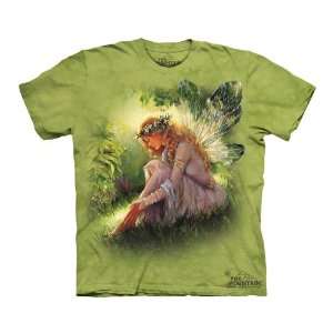  The Mountain Green Winged Fairy Tshirt Youth Size Large 