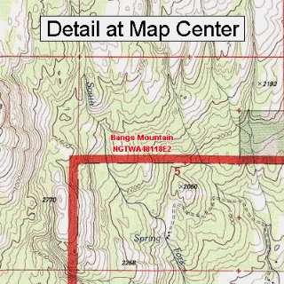  USGS Topographic Quadrangle Map   Bangs Mountain 