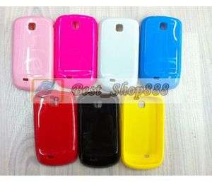 10pcs/Lot TPU Soft Case For Samsung Galaxy S Mini S5570 Solid Color 