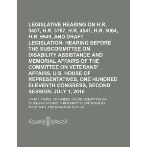  Legislative hearing on H.R. 3407, H.R. 3787, H.R. 4541, H 