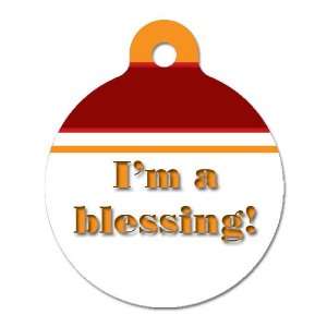 Blessing   Pet ID Tag, 2 Sided Full Color, 4 Lines Custom 