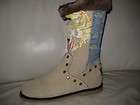   BOOTSTRAP WOMENS LADIES TAN SAND BROWN SUEDE LEATHER BOOT SHOE SIZE 8