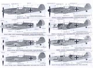 Sky Models Decals 1/48 MESSERSCHMITT Bf 109 Fighter  