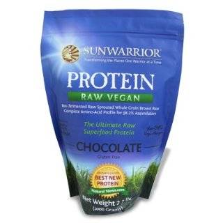  Sun Warrior Chocolate Protein, 2.2 Pound Bottle Health 
