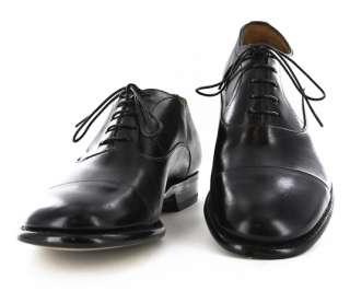 New $1150 Santoni Black Shoes 7/6  