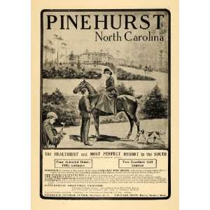 1903 Ad Pinehurst North Carolina Resort South Long Leaf 