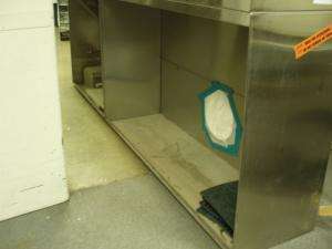 Stainless Commercial Kitchen Hood   122 x 48 x 21  