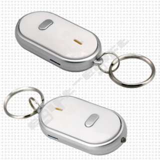 LED Key Finder Locator Find Lost Keys Chain Whistle new  