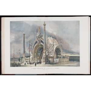   de 1900.La porte monumentale de la Place de la Concorde. 1900 Home