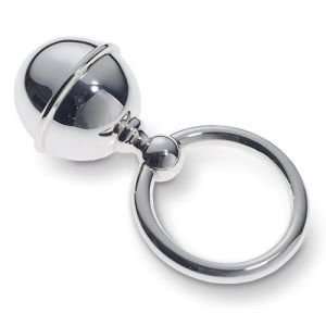 Ring Ball Sterling Silver Rattle 