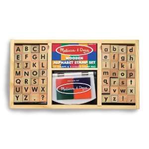  Melissa & Doug Deluxe Alphabet Stamp Set Toys & Games