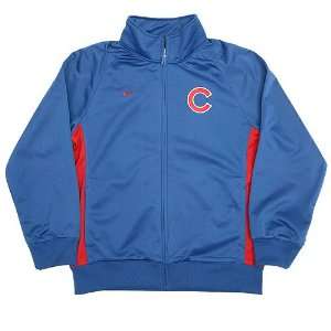 Chicago Cubs Youth Full Zip Tricot Track Jacket by Nike 