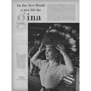  1960 Actress Gina Lollobridgida illustrated Everything 