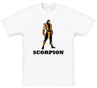 Scorpion Mortal Kombat Video Game Fighting T Shirt  