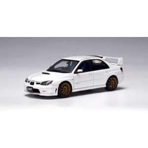  143 Scale Autoart Subaru Impreza WRX STI 2006 White 