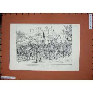 1887 Russian Military Poland Cossacks March Kuznica