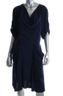 BCBG Maxazria NEW Blue Casual Dress BHFO Sale M  