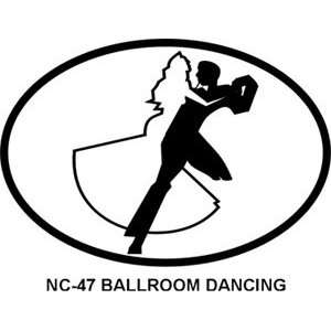  BALLROOM DANCING Personalized Sticker Automotive