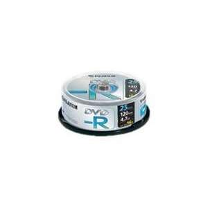  FUJIFILM   25 x DVD R   4.7 GB ( 120min ) 16x   spindle 