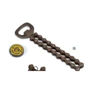 Recycled Bicycle Chain Bottle Opener by Twos Company
