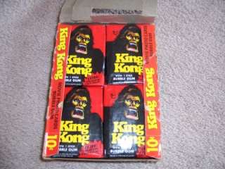 1976 TOPPS KING KONG UNOPENED 36 PACKS BOX  