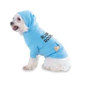  Rugby Rocks Hooded (Hoody) T Shirt with pocket for your 
