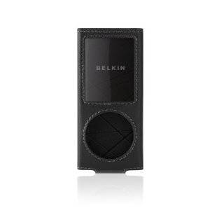 Belkin Leather Sleeve Case for iPod nano 4G (Black)