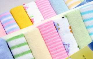 Pack Baby Face Washers Hand Towels Cotton Wipe Wash Cloth**BULK 