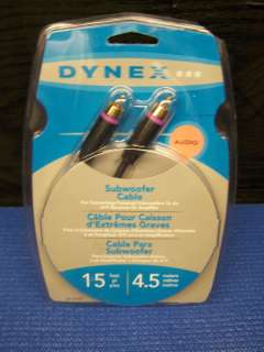 Dynex 15 Subwoofer Cable DX AV231   